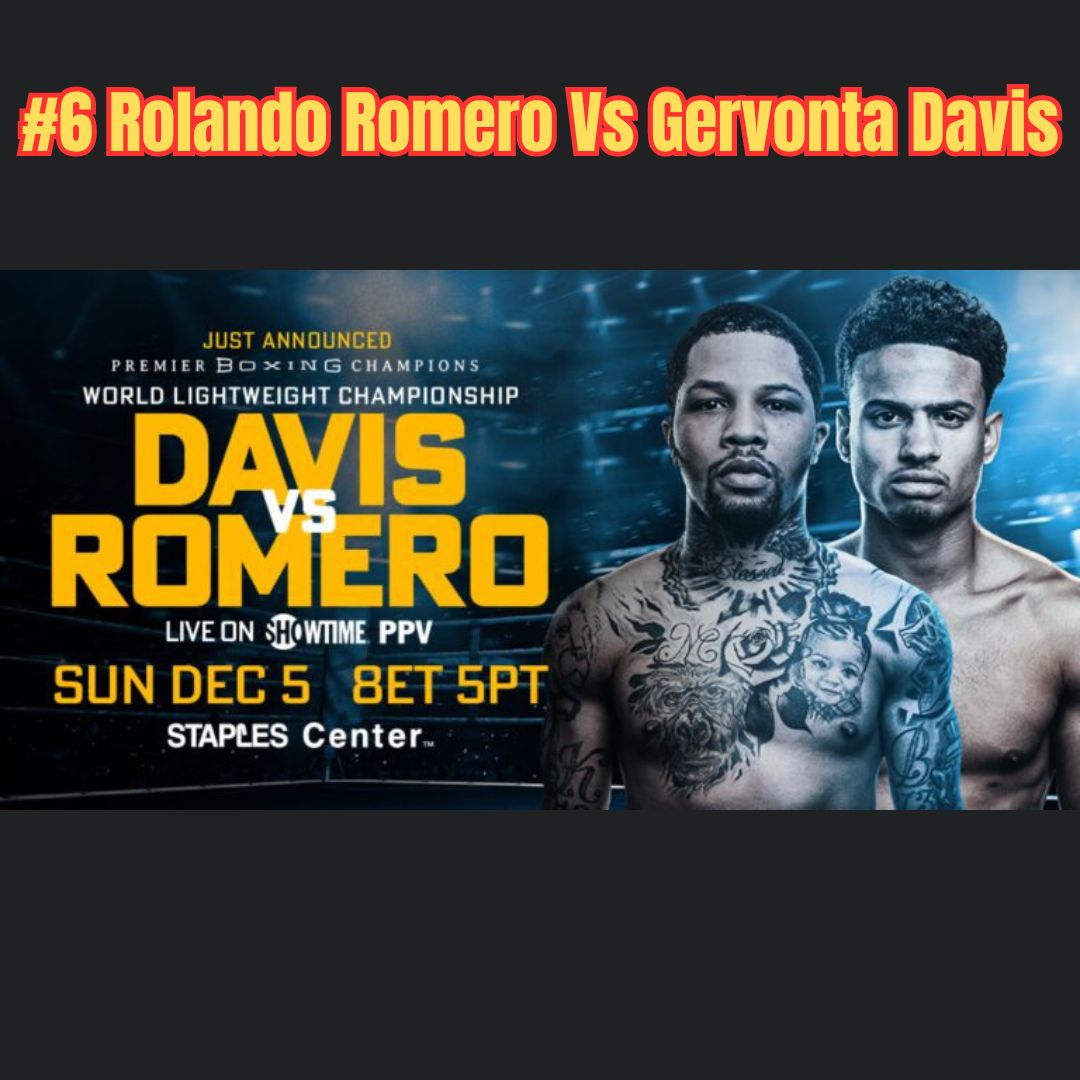 You are currently viewing Rolando Romero Vs Gervonta Davis