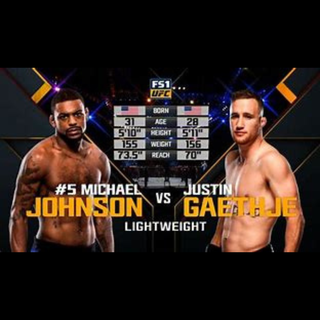 gaethje Vs Johnson